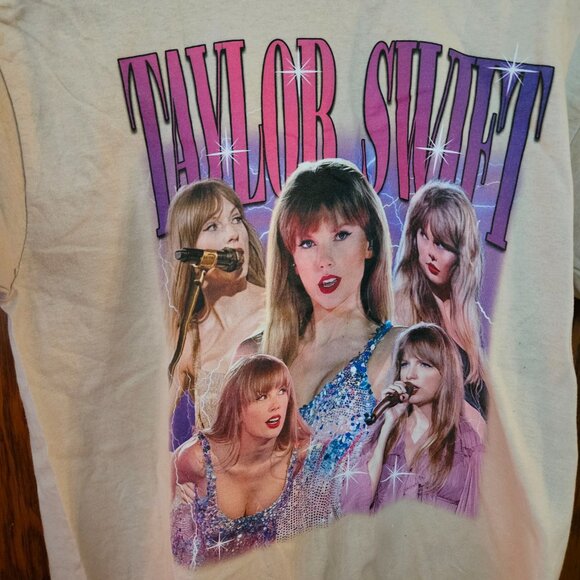 TAYLOR SWIFT  T-shirt Noir Unisex Taylor Swift Sz  M - Picture 3 of 7